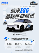 蔚来ES6 2025款 100kWh，基础性能实测成绩